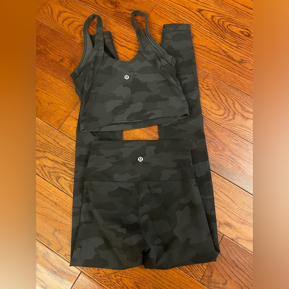 Lululemon Heritage 365 Camo Deep Coal Multi Set